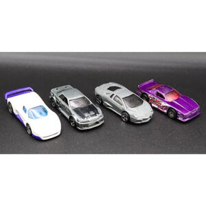 Lot of 4 Vintage mixed Hotwheel loose sports cars‎